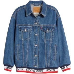 Levi’s Trucker Jacket Baggy Sport Tape Logo XS Unisex